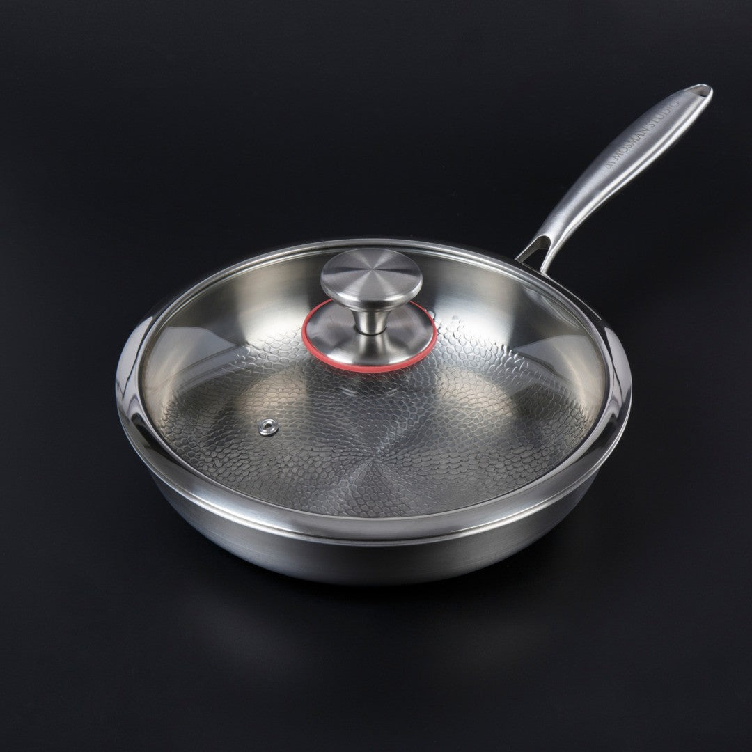 Titanero® Pure Titanium Hammered Pan