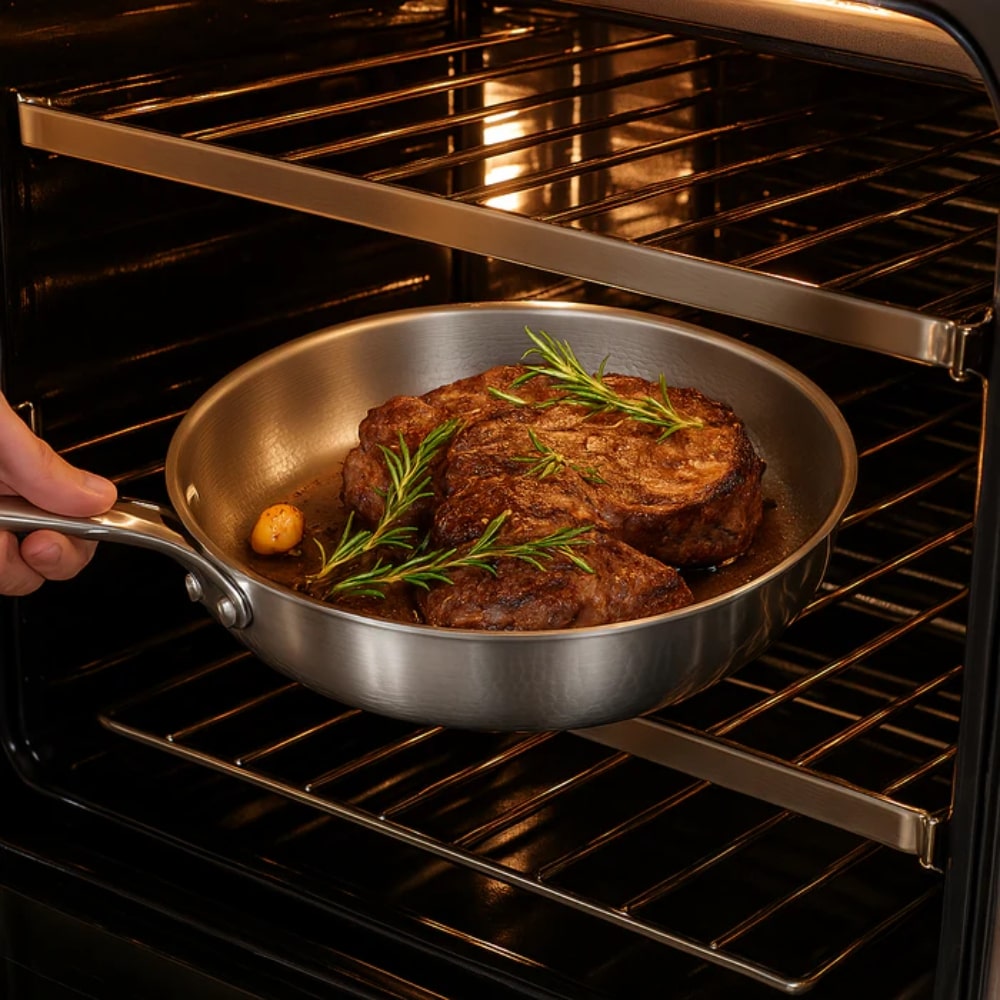 Titanero® Pure Titanium Hammered Pan