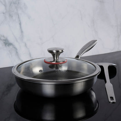 Titanero® Pure Titanium Hammered Pan