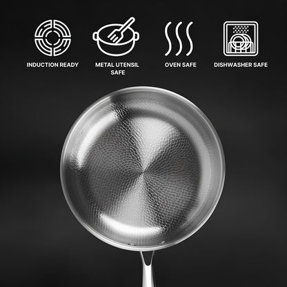 Titanero® Pure Titanium Hammered Pan