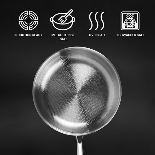 Titanero® Pure Titanium Hammered Pan